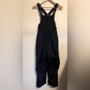 Land’s End Grow-A-Long Children’s Unisex Navy Ski Bib Overalls Sz 12 Slim EUC